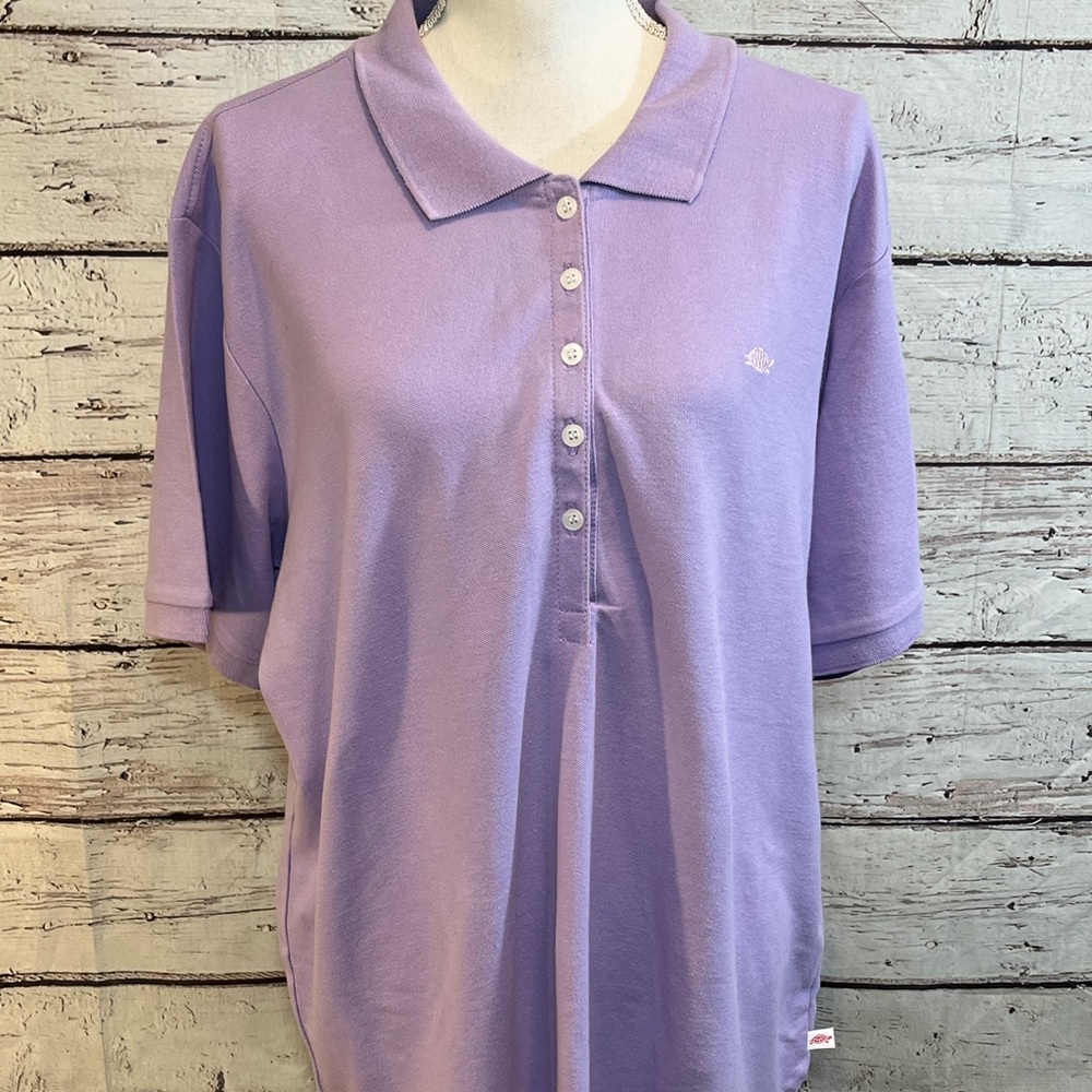 LOLLY WOLLY DOODLE Light Purple Polo Shirt-XXL